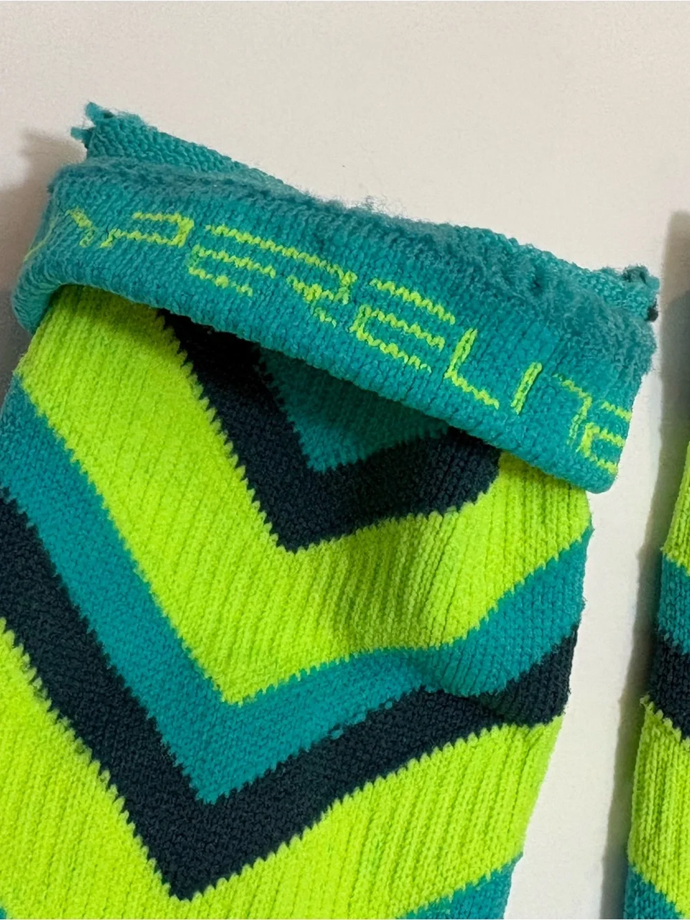 Nike Kids Crew Socks - Teal, Lime & Gray